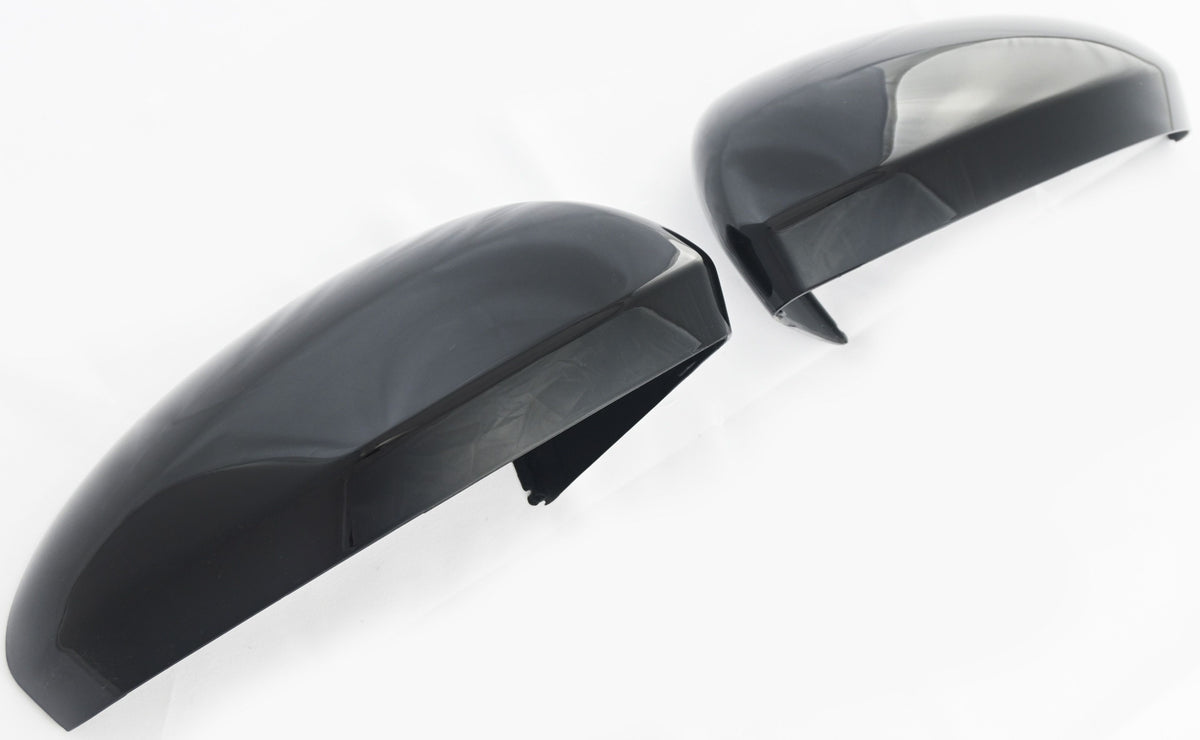 MC6322BLK 20-22 Nissan Sentra 2 PCS Top Gloss Black Replacement Mirror Cover Chrome Delete Kit