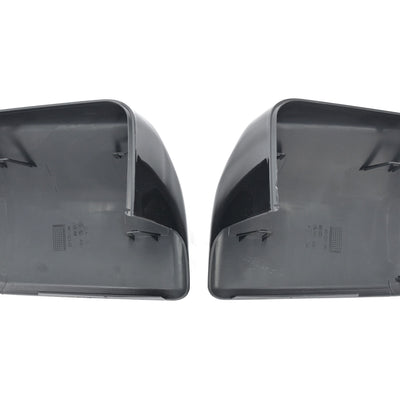 MC6323BLK 15-20 Ford F-150 2 PCS Top Gloss Black Replacement Mirror Cover Chrome Delete Kit