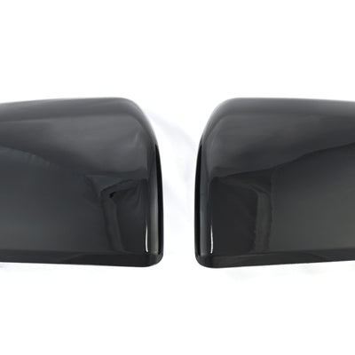 MC6323BLK 15-20 Ford F-150 2 PCS Top Gloss Black Replacement Mirror Cover Chrome Delete Kit