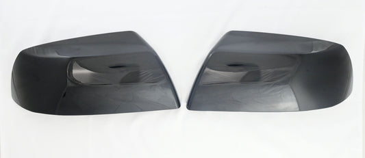 MC6329BLK 07-20 Toyota Sequoia 2 PCS Top Gloss Black Replacement Mirror Cover Chrome Delete Kit