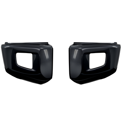 Midnight/Attitude Black (Color Code: 218) BumperShellz Front Bumper Overlays for 2014-2021 Toyota Tundra, Chrome Delete Kit, Without Sensor Holes – Ideal for Bumper Black-Out.