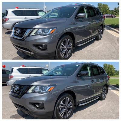 DH6289BLK 13-21 Nissan Pathfinder W/ or W/O Smart Key 10 PCS Gloss Black Snap-on W/Tape Door Handle Cover