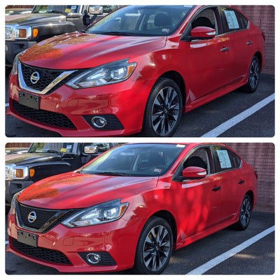 DH6307BLK 13-22 Nissan LEAF W/ or W/O Smart Key 10 PCS Gloss Black Snap-on W/Tape Door Handle Cover