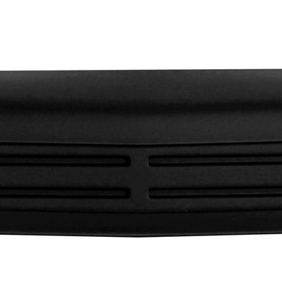 Paintable ABS front bumper cover for 2007-2013 Chevy Silverado, Chrome Delete BumperShellz, no air intake cutouts, customizable for painting.