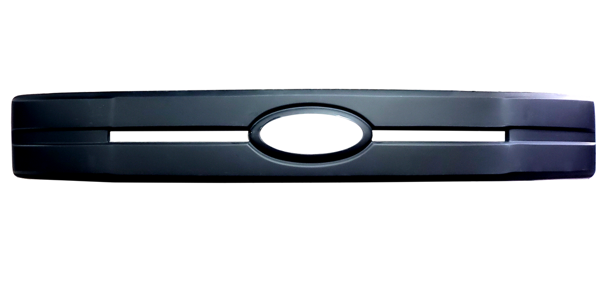 Paintable Center Bar Grille Overlay for 2018-2020 F150, ready for custom painting to match the truck's color