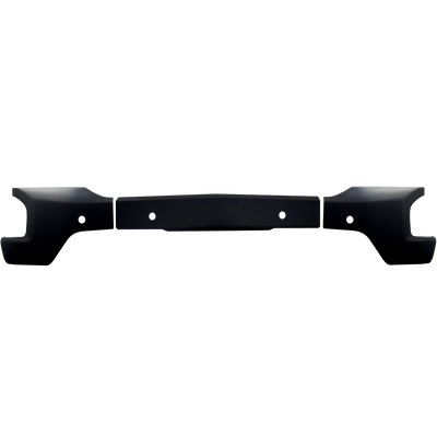 Customizable paintable ABS BumperShellz for 2019-2021 Chevy Silverado 1500, with parking sensor holes.