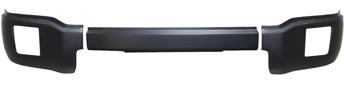2014-2015 GMC Sierra 1500 Front BumperShellz - Chrome Delete Overlays Chrome Delete Kit No Paintable ABS