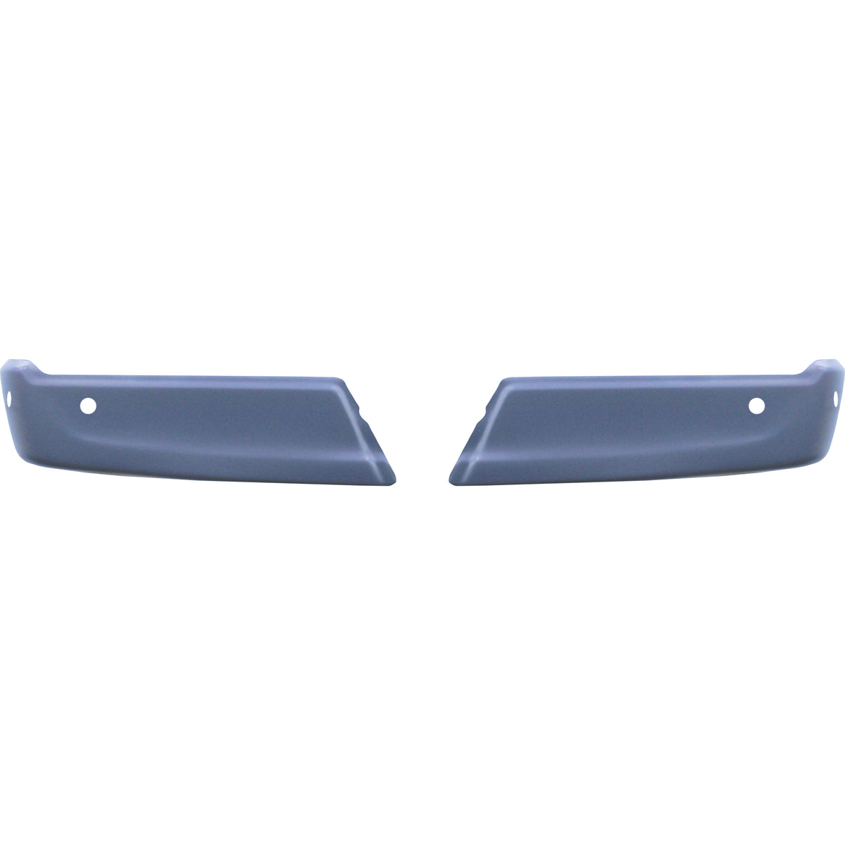 Paintable ABS 2021-2023 F150 Rear Bumper Covers with 4 parking Sensor hole cut outs, chrome delete kit 