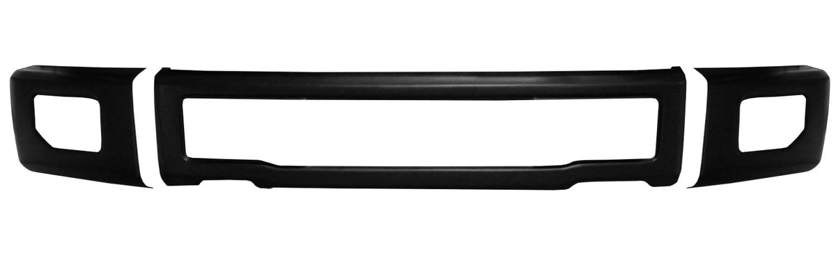 Paintable ABS 2015-2017 Ford F-150 Front Bumper Covers with fog lamp cutouts, for color matching