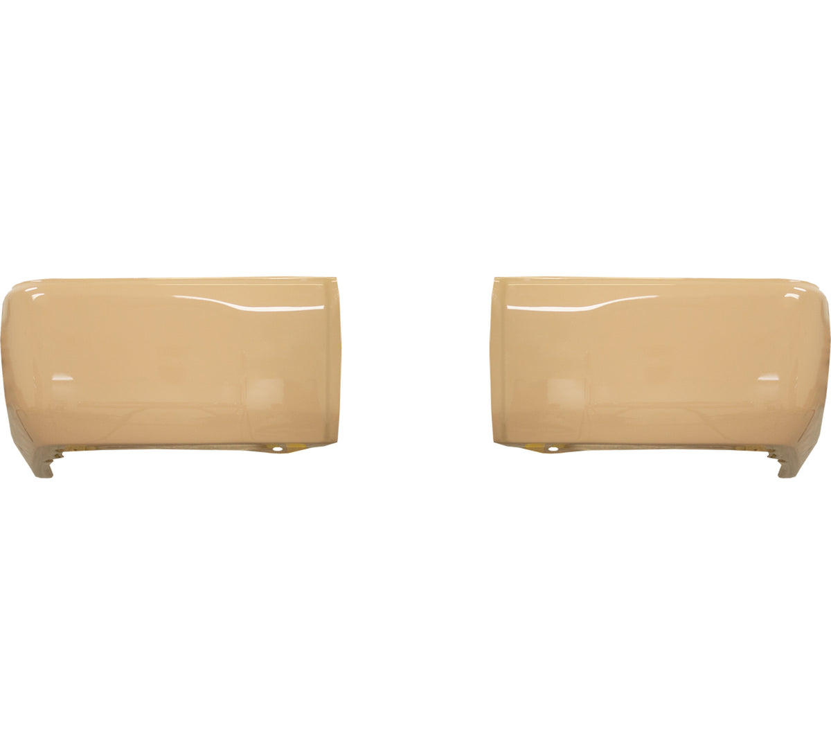 Quicksand (Color Code: 4V6) BumperShellz Rear Bumper Overlays for 2014-2021 Toyota Tundra, Without Sensor Holes, OEM color matched