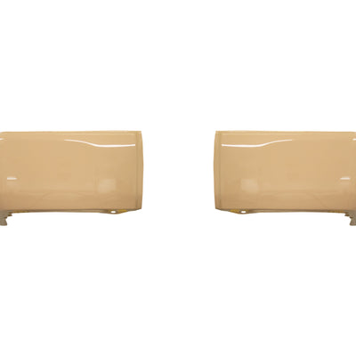 Quicksand (Color Code: 4V6) BumperShellz Rear Bumper Overlays for 2014-2021 Toyota Tundra, Without Sensor Holes, OEM color matched