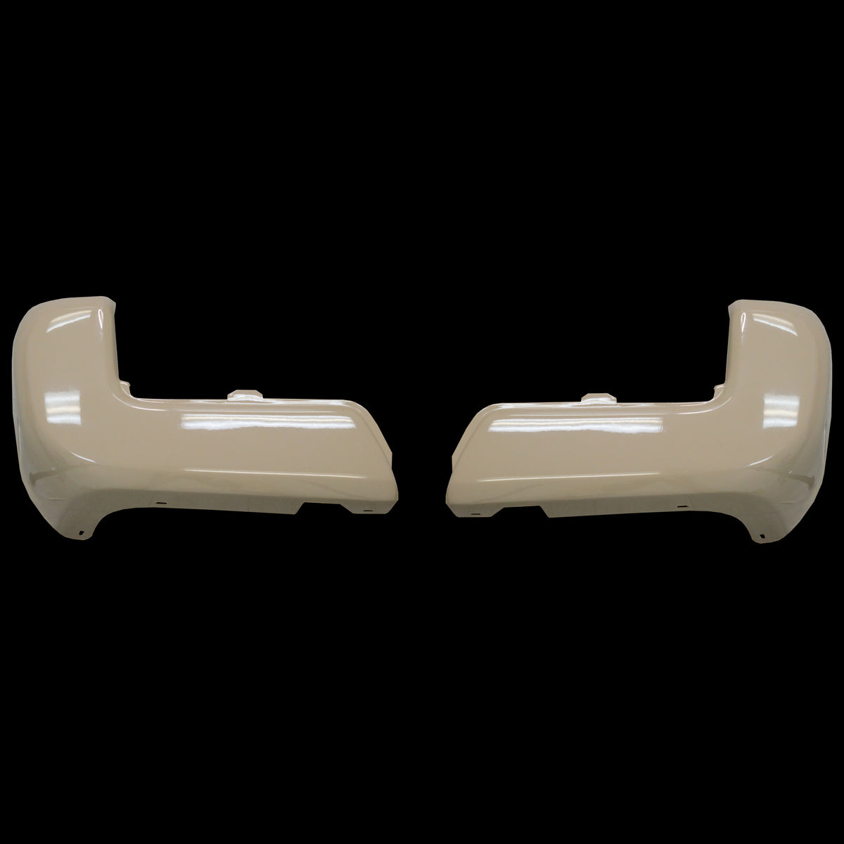 Quicksand rear bumper cover for 2016-2023 Toyota Tacoma, smooth finish without sensor holes