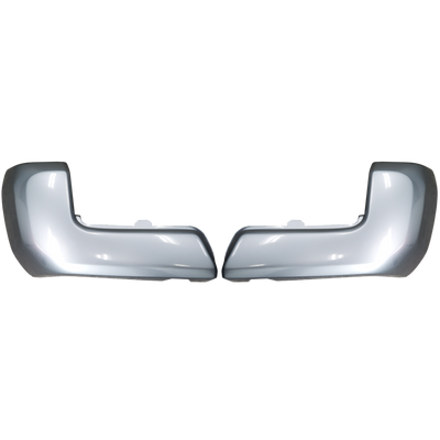 Silver Sky rear bumper cover for 2016-2023 Toyota Tacoma, no parking sensor holes.