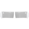 Super White II (Color Code: 040) BumperShellz Rear Bumper Overlays for 2014-2021 Toyota Tundra, With Sensor Holes