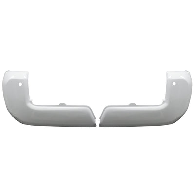 Super White II rear bumper cover for 2016-2023 Toyota Tacoma, with parking sensor holes