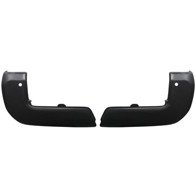 Textured TPO rear bumper cover for 2016-2023 Toyota Tacoma, rugged design with parking sensor cutouts.