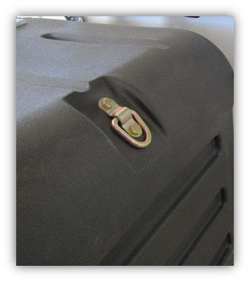 AeroBox Tie-Down Hooks (3) Chrome Delete Kit