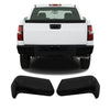 Gloss black rear bumper cover for 2007-2013 Chevy Silverado/GMC Sierra, with parking sensor hole cutouts, with a truck